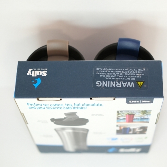 New! Tumblers Double Wall Insulated Hot Cold Travel Cups Gift Pack - Picture 3 of 5